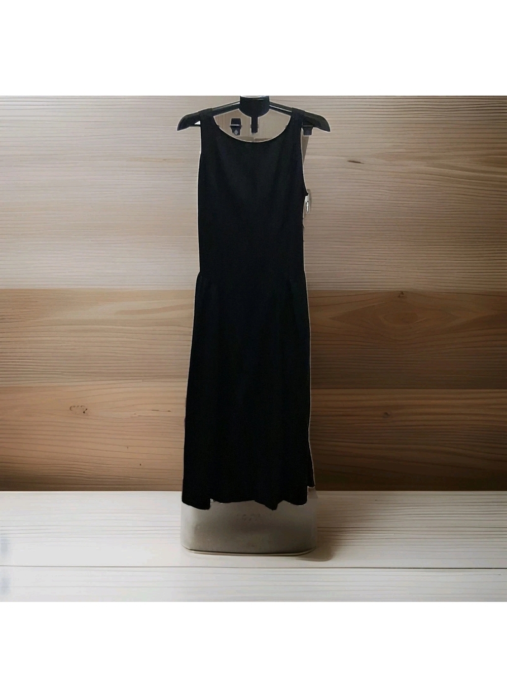 Japna Black Sleeveless Maxi Dress